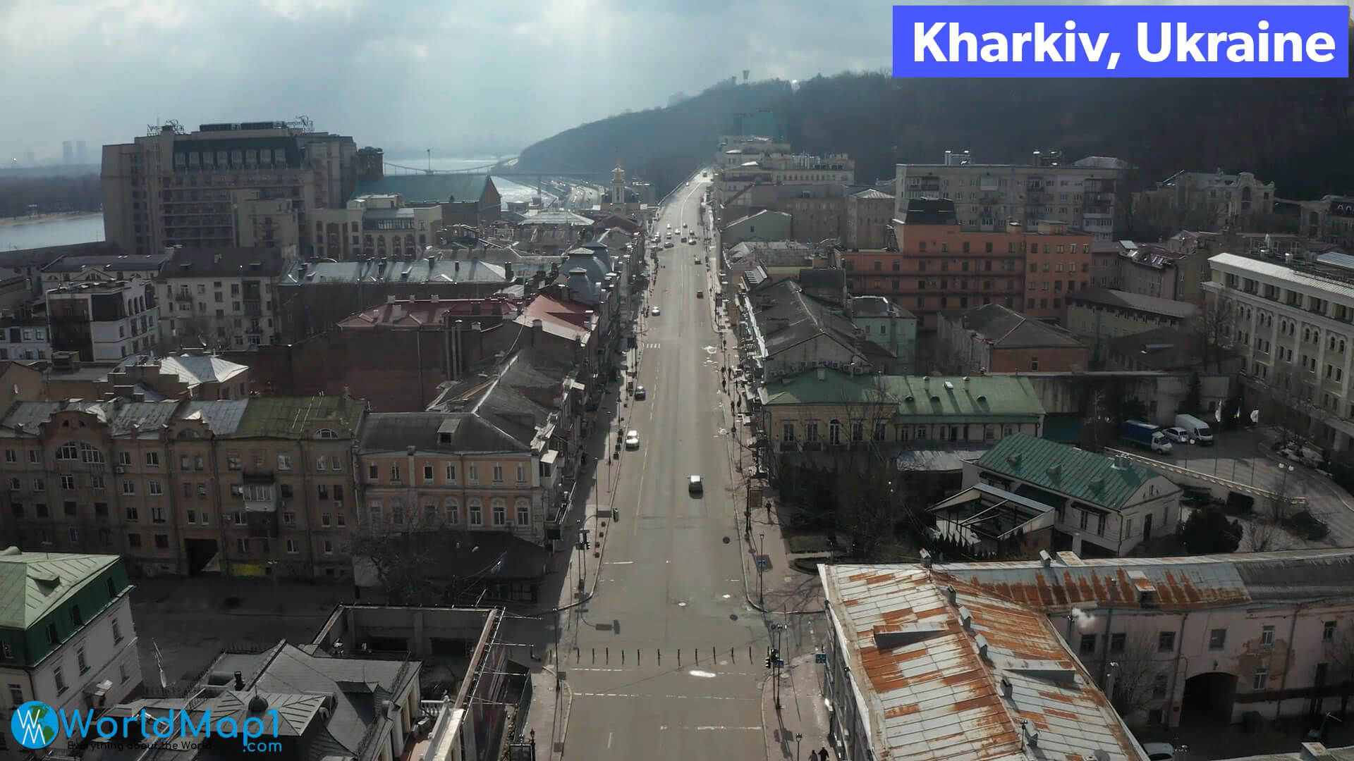 Kharkiv Aerial View in Ukraine